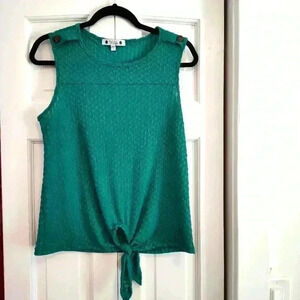 Wilde Sleeveless top | green | Size Small